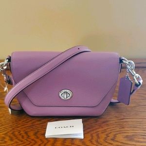 Coach Leather Karlee Crossbody inSV/Violet Orchid